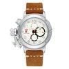 Men's Automatic Mechanical Multifunctional Luminous Leather Watche