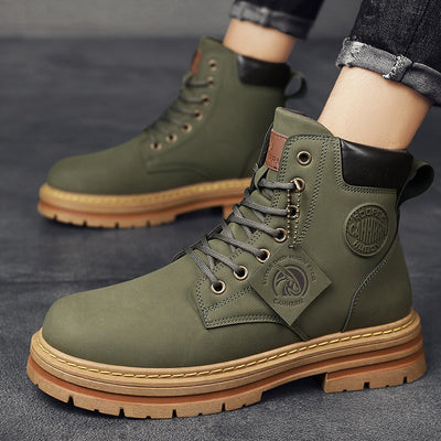 High-Top Casual Male Cowboy Boots