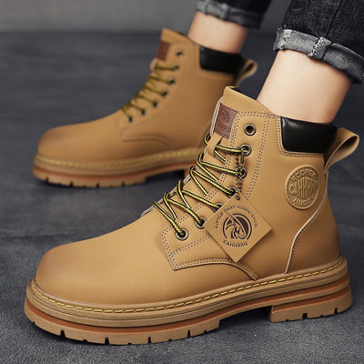 High-Top Casual Male Cowboy Boots